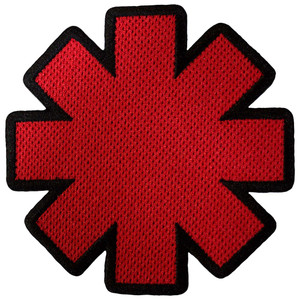 Red Hot Chili Peppers Standard Patch: Asterisk Cut-Out Red Hot Chili Peppers Standard Patch: Asterisk Cut-Out