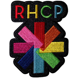 Red Hot Chili Peppers Standard Patch: Rainbow Asterisk