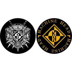 Machine Head Turntable Slipmat Set: Crest Machine Head Turntable Slipmat Set: Crest