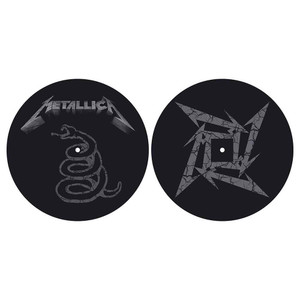 Metallica Turntable Slipmat Set: The Black Album Metallica Turntable Slipmat Set: The Black Album