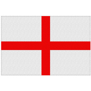 Generic Standard Patch: St Georges Cross Flag Generic Standard Patch: St Georges Cross Flag