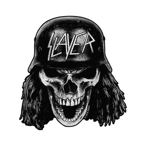 Slayer Standard Patch: Wehrmacht Skull Cut Out Slayer Standard Patch: Wehrmacht Skull Cut Out
