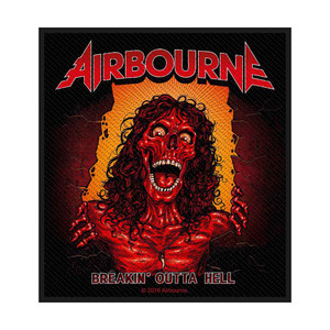 Airbourne Standard Patch: Breakin' Outa Hell Airbourne Standard Patch: Breakin' Outa Hell