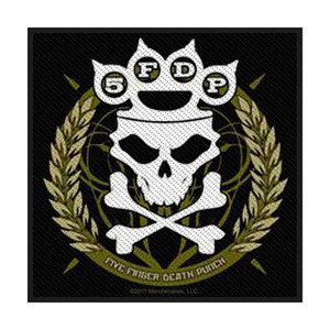 Five Finger Death Punch Standard Patch: Knuckles Crown Five Finger Death Punch Standard Patch: Knuckles Crown