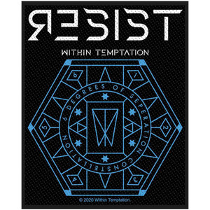 Within Temptation Standard Patch: Resist Hexagon