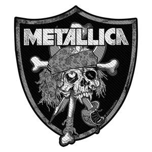 Metallica Standard Patch: Raiders Skull Metallica Standard Patch: Raiders Skull