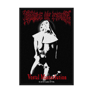 Cradle Of Filth Standard Patch: Vestal Masturbation Cradle Of Filth Standard Patch: Vestal Masturbation