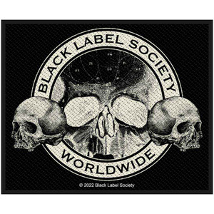 Black Label Society Standard Patch: Skulls Black Label Society Standard Patch: Skulls
