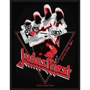 Judas Priest Standard Patch: British Steel Vintage Judas Priest Standard Patch: British Steel Vintage
