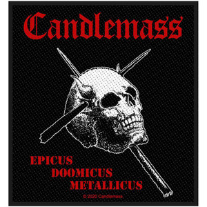 Candlemass Standard Patch: Epicus Doomicus Metallicus Candlemass Standard Patch: Epicus Doomicus Metallicus
