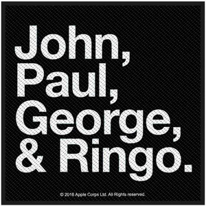 The Beatles Standard Patch: John, Paul, George & Ringo The Beatles Standard Patch: John, Paul, George & Ringo