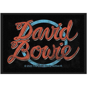 David Bowie Standard Patch: Logo David Bowie Standard Patch: Logo