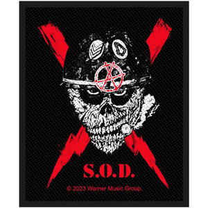 Stormtroopers of Death Standard Patch: Scrawled Lightning Stormtroopers of Death Standard Patch: Scrawled Lightning