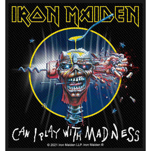 Iron Maiden Standard Patch: Can I Play With Madness (Retail Pack) Iron Maiden Standard Patch: Can I Play With Madness (Retail Pack)
