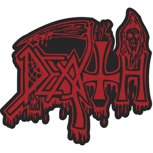 Death Standard Patch: Logo Cut Out Death Standard Patch: Logo Cut Out