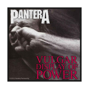 Pantera Standard Patch: Vulgar Display Of Power (Retail Pack) Pantera Standard Patch: Vulgar Display Of Power (Retail Pack)