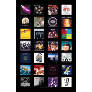 Queen Textile Poster: Albums Queen Textile Poster: Albums