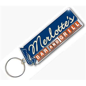 True Blood Keychain: Merlottes True Blood Keychain: Merlottes