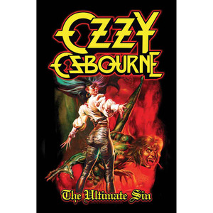 Ozzy Osbourne Textile Poster: The Ultimate Sin Ozzy Osbourne Textile Poster: The Ultimate Sin