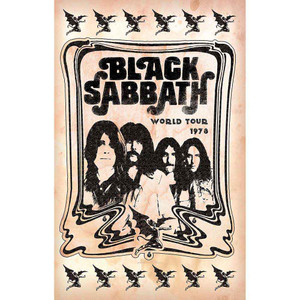 Black Sabbath Textile Poster: World Tour 1978 Black Sabbath Textile Poster: World Tour 1978