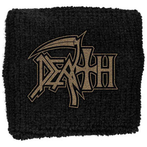 Death Embroidered Wristband: Logo Death Embroidered Wristband: Logo