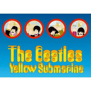 The Beatles Postcard: Yellow Submarine Portholes The Beatles Postcard: Yellow Submarine Portholes