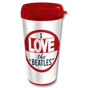 The Beatles Travel Mug: I Love The Beatles The Beatles Travel Mug: I Love The Beatles