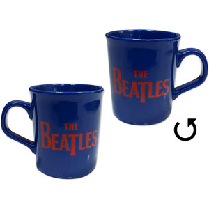The Beatles Unboxed Mug: Red Drop T Logo (Blue) The Beatles Unboxed Mug: Red Drop T Logo (Blue)