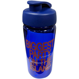 Calvin Harris Water Bottle: Biggest Party (Blue) (Ex-Tour) Calvin Harris Water Bottle: Biggest Party (Blue) (Ex-Tour)
