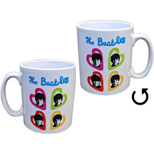 The Beatles Unboxed Mug: A Hard Day's Night Headshot Hearts (White) The Beatles Unboxed Mug: A Hard Day's Night Headshot Hearts (White)