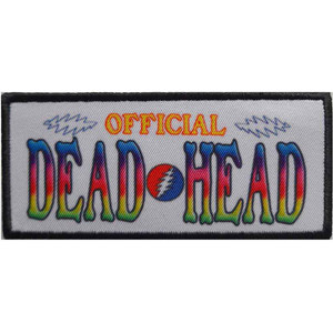 Grateful Dead Standard Patch: Official Dead Head Grateful Dead Standard Patch: Official Dead Head