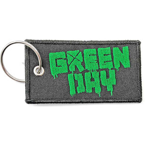 Green Day Patch Keychain: Logo (Double Sided) Green Day Patch Keychain: Logo (Double Sided)