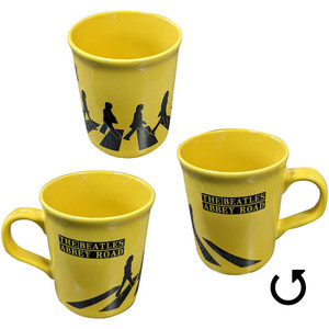 The Beatles Unboxed Mug: Abbey Road Silhouettes (Yellow) The Beatles Unboxed Mug: Abbey Road Silhouettes (Yellow)