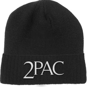 Tupac Unisex Beanie Hat: Logo (Black) Tupac Unisex Beanie Hat: Logo (Black)