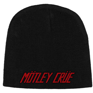 Motley Crue Unisex Beanie Hat: Logo 2 (Black)