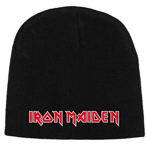 Iron Maiden Unisex Beanie Hat: Logo 1 (Black)
