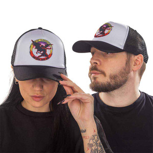 Black Sabbath Unisex Mesh Back Cap: Never Say Die (Black & White) Black Sabbath Unisex Mesh Back Cap: Never Say Die (Black & White)