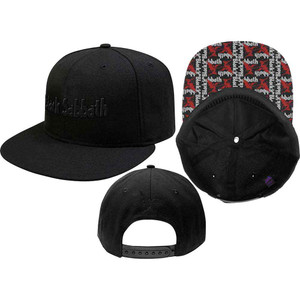 Black Sabbath Unisex Snapback Cap: Logo & Demon (Black) Black Sabbath Unisex Snapback Cap: Logo & Demon (Black)
