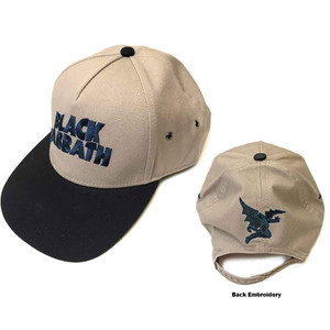 Black Sabbath Unisex Snapback Cap: Wavy Logo (Black & Sand) Black Sabbath Unisex Snapback Cap: Wavy Logo (Black & Sand)