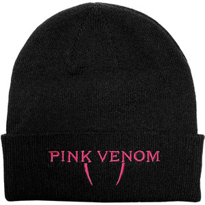 BlackPink Unisex Beanie Hat: Pink Venom (Black)