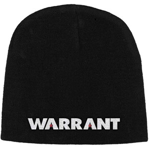 Warrant Unisex Beanie Hat: Logo (Black)