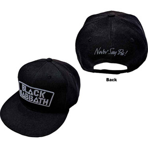 Black Sabbath Unisex Snapback Cap: Never Say Die (Black) Black Sabbath Unisex Snapback Cap: Never Say Die (Black)