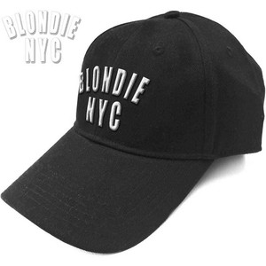 Blondie Unisex Baseball Cap: NYC Logo (Black) Blondie Unisex Baseball Cap: NYC Logo (Black)