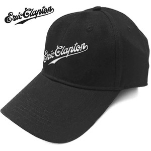 Eric Clapton Unisex Baseball Cap: Script Logo (Black) Eric Clapton Unisex Baseball Cap: Script Logo (Black)