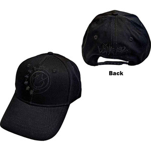 Blink-182 Unisex Baseball Cap: Black Six Arrow Smile (Black) Blink-182 Unisex Baseball Cap: Black Six Arrow Smile (Black)