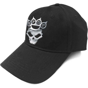 Five Finger Death Punch Unisex Baseball Cap: Sonic Silver Logo (Black)
