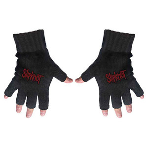 Slipknot Unisex Fingerless Gloves: Logo (Black) Slipknot Unisex Fingerless Gloves: Logo (Black)