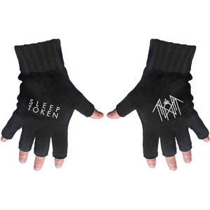 Sleep Token Unisex Fingerless Gloves: Logo & Sigil (Black) Sleep Token Unisex Fingerless Gloves: Logo & Sigil (Black)