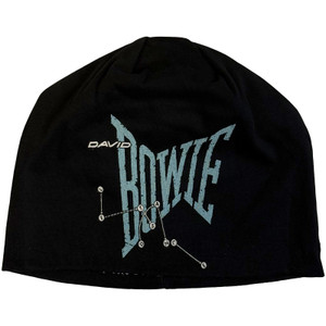 David Bowie Unisex Beanie Hat: Let's Dance JD Print (Black)