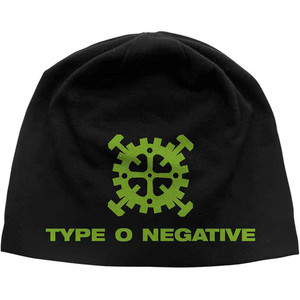 Type O Negative Unisex Beanie Hat: Gear Logo JD Print (Black) Type O Negative Unisex Beanie Hat: Gear Logo JD Print (Black)